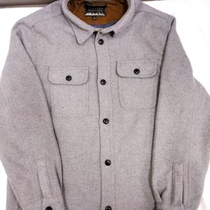 Wool button up
